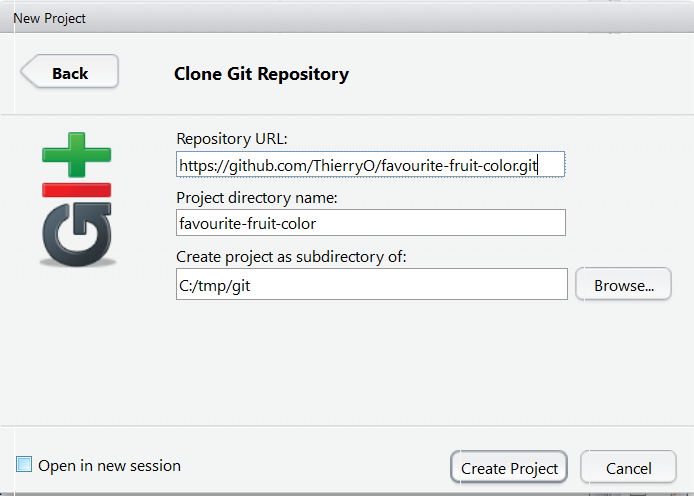 Clone a repo in RStudio