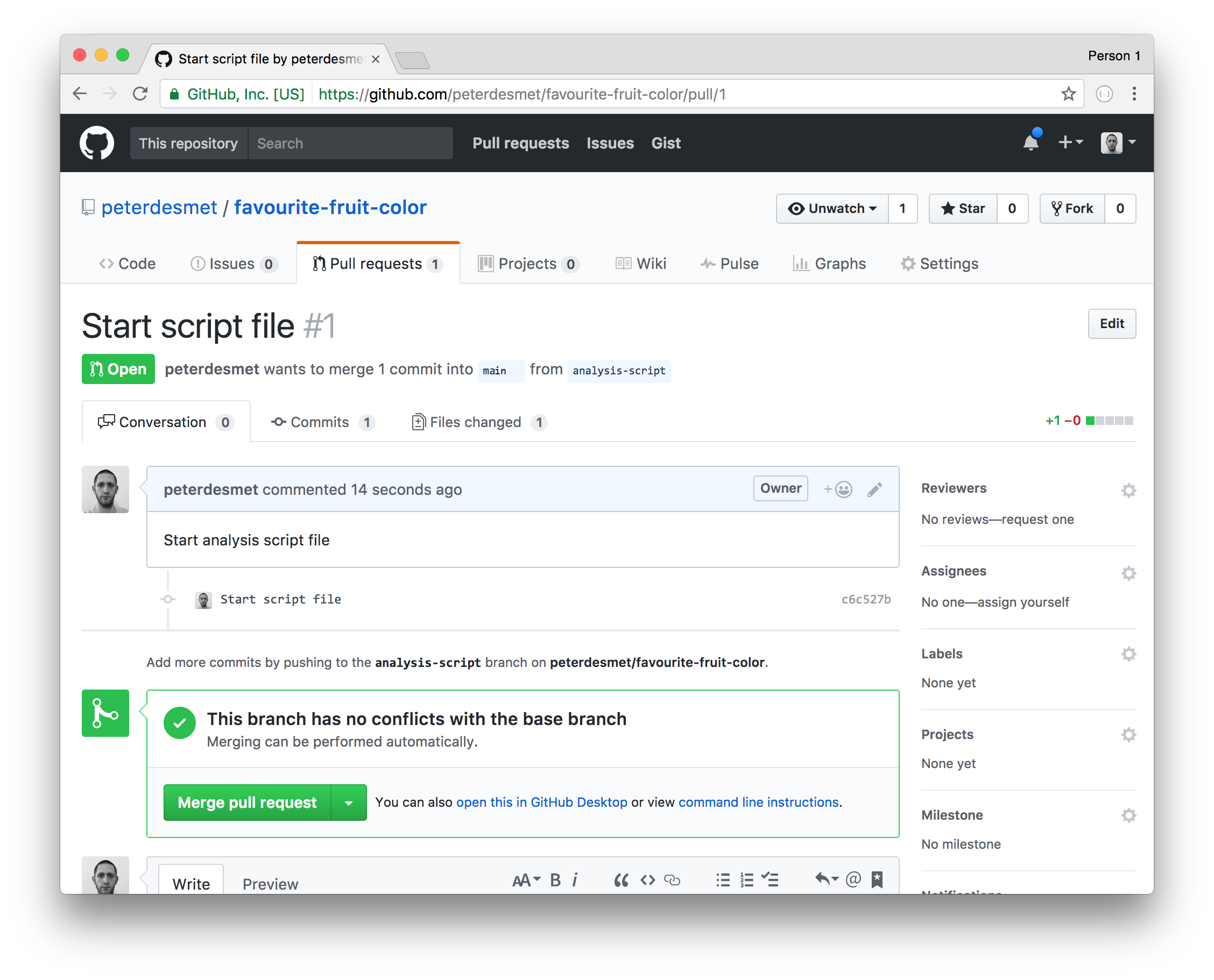 See pull request