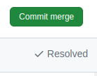 Commit a merge conflict on GitHub.com